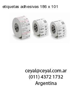 etiquetas adhesivas 186 x 101