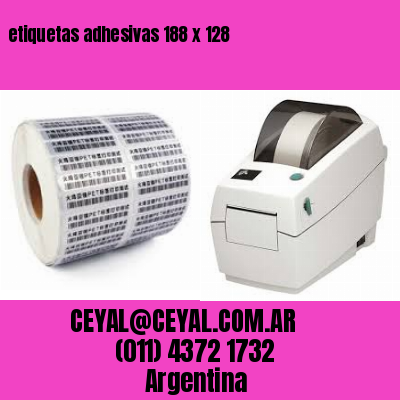 etiquetas adhesivas 188 x 128