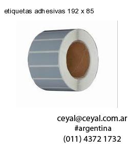 etiquetas adhesivas 192 x 85