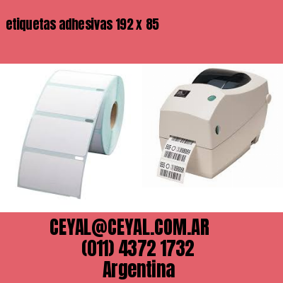 etiquetas adhesivas 192 x 85