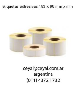 etiquetas adhesivas 193 x 98 mm x mm