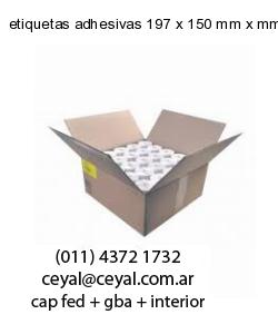 etiquetas adhesivas 197 x 150 mm x mm