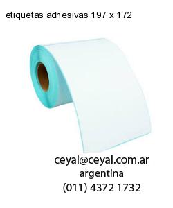 etiquetas adhesivas 197 x 172