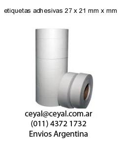 etiquetas adhesivas 27 x 21 mm x mm