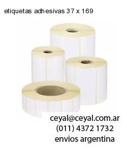 etiquetas adhesivas 37 x 169