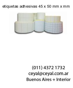 etiquetas adhesivas 45 x 50 mm x mm