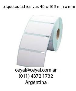 etiquetas adhesivas 49 x 168 mm x mm