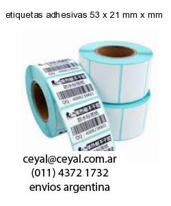 etiquetas adhesivas 53 x 21 mm x mm