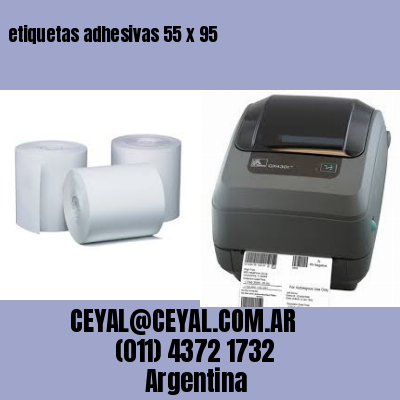 etiquetas adhesivas 55 x 95
