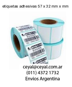 etiquetas adhesivas 57 x 32 mm x mm