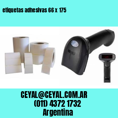 etiquetas adhesivas 66 x 175
