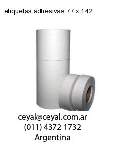 etiquetas adhesivas 77 x 142