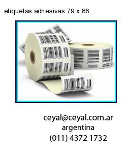 etiquetas adhesivas 79 x 86