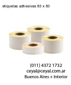 etiquetas adhesivas 83 x 83