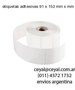 etiquetas adhesivas 91 x 152 mm x mm