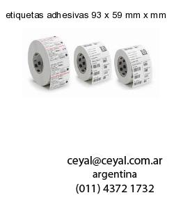 etiquetas adhesivas 93 x 59 mm x mm