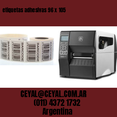 etiquetas adhesivas 96 x 105