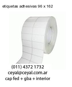 etiquetas adhesivas 96 x 162