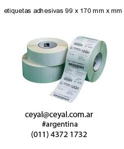 etiquetas adhesivas 99 x 170 mm x mm