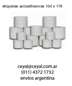 etiquetas autoadhesivas 100 x 176