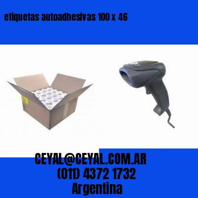 etiquetas autoadhesivas 100 x 46