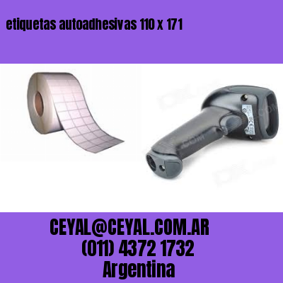 etiquetas autoadhesivas 110 x 171