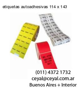 etiquetas autoadhesivas 114 x 143