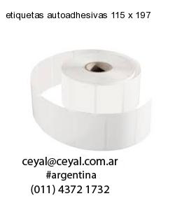 etiquetas autoadhesivas 115 x 197