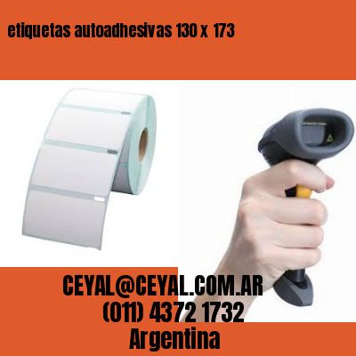etiquetas autoadhesivas 130 x 173