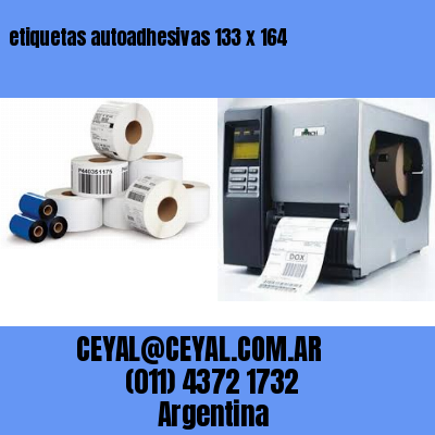 etiquetas autoadhesivas 133 x 164