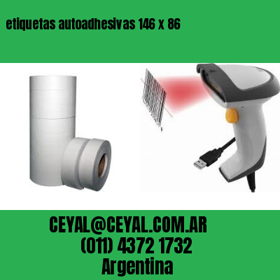 etiquetas autoadhesivas 146 x 86