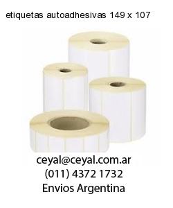 etiquetas autoadhesivas 149 x 107