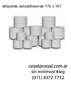 etiquetas autoadhesivas 175 x 197