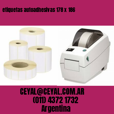 etiquetas autoadhesivas 178 x 186