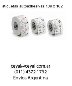 etiquetas autoadhesivas 189 x 162