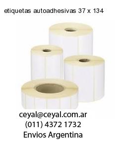 etiquetas autoadhesivas 37 x 134