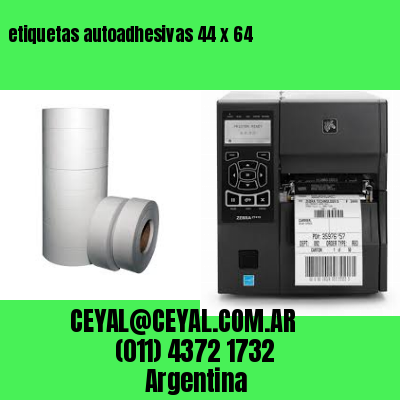 etiquetas autoadhesivas 44 x 64