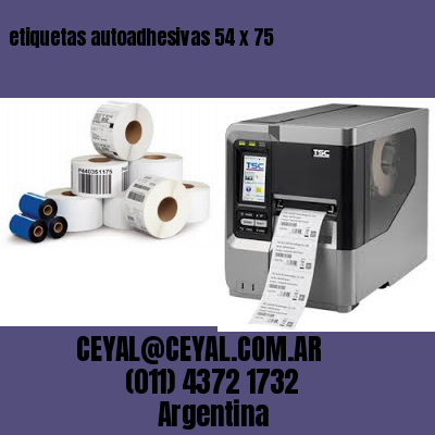 etiquetas autoadhesivas 54 x 75
