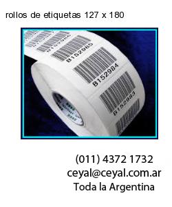 rollos de etiquetas 127 x 180