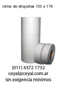 rollos de etiquetas 133 x 176