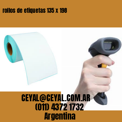 rollos de etiquetas 135 x 198