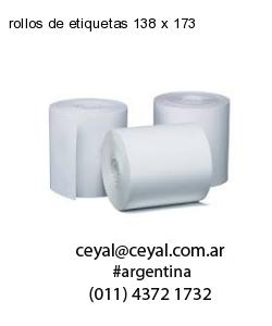 rollos de etiquetas 138 x 173