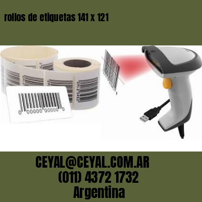 rollos de etiquetas 141 x 121