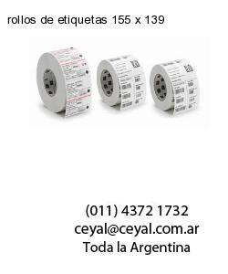 rollos de etiquetas 155 x 139
