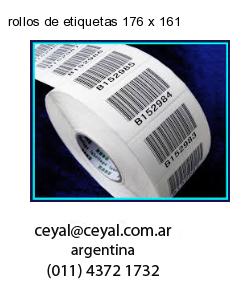 rollos de etiquetas 176 x 161