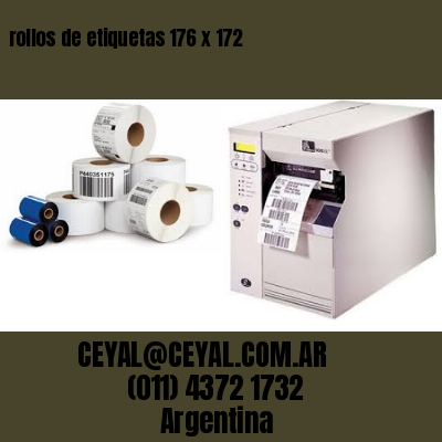 rollos de etiquetas 176 x 172