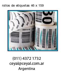 rollos de etiquetas 46 x 159