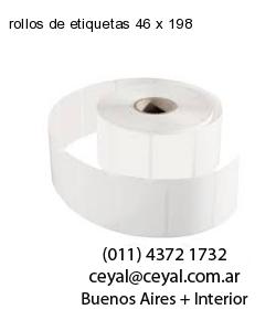 rollos de etiquetas 46 x 198