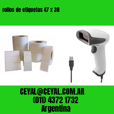 rollos de etiquetas 47 x 38