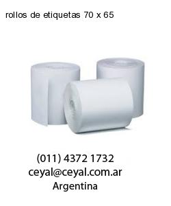 rollos de etiquetas 70 x 65